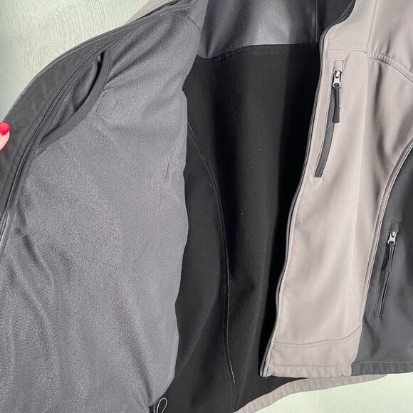 IZOD Performx Men's Jacket XXLGray Stretch Full Zip Golf Activewear - Picture 11 of 14